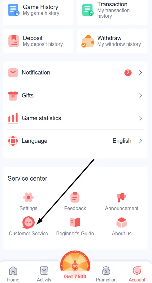 Bounty Game Customer Service